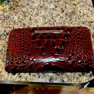 Brand New with rags Brahmin leather wallet
